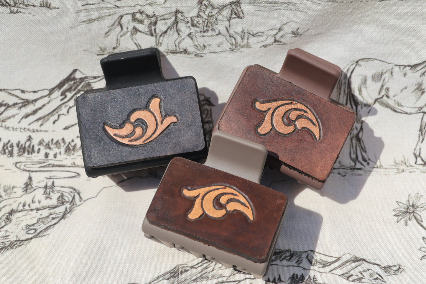 Mini Scroll Claw Clip