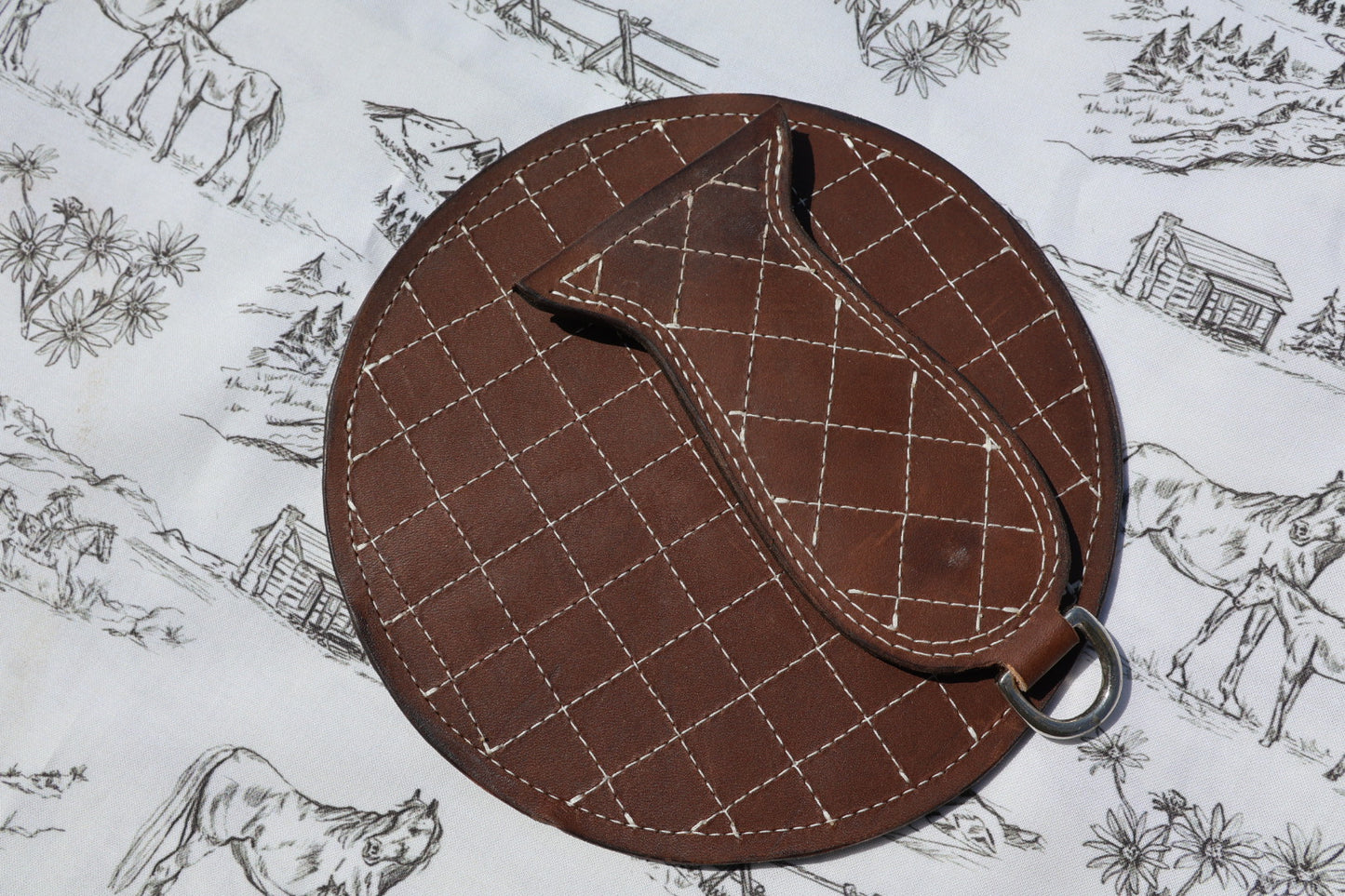Cast Iron Handle and Trivet Set
