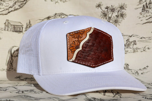 Sunflower Basket Weave Hat