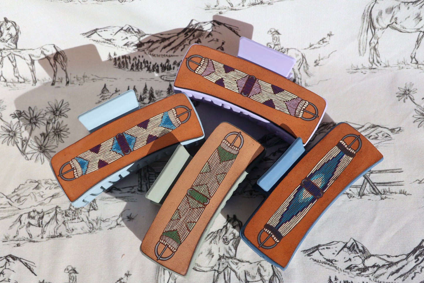 Mohair Cinch Claw Clip