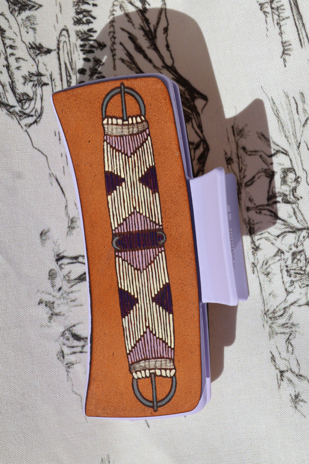 Mohair Cinch Claw Clip