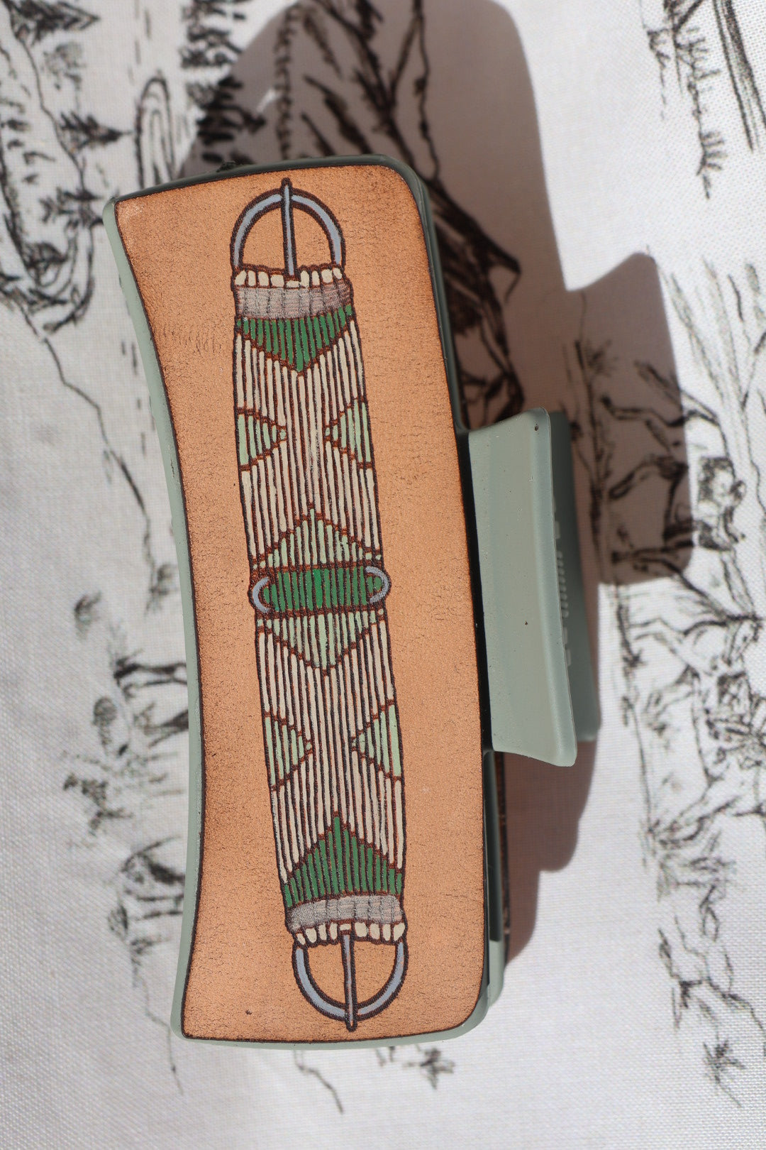 Mohair Cinch Claw Clip