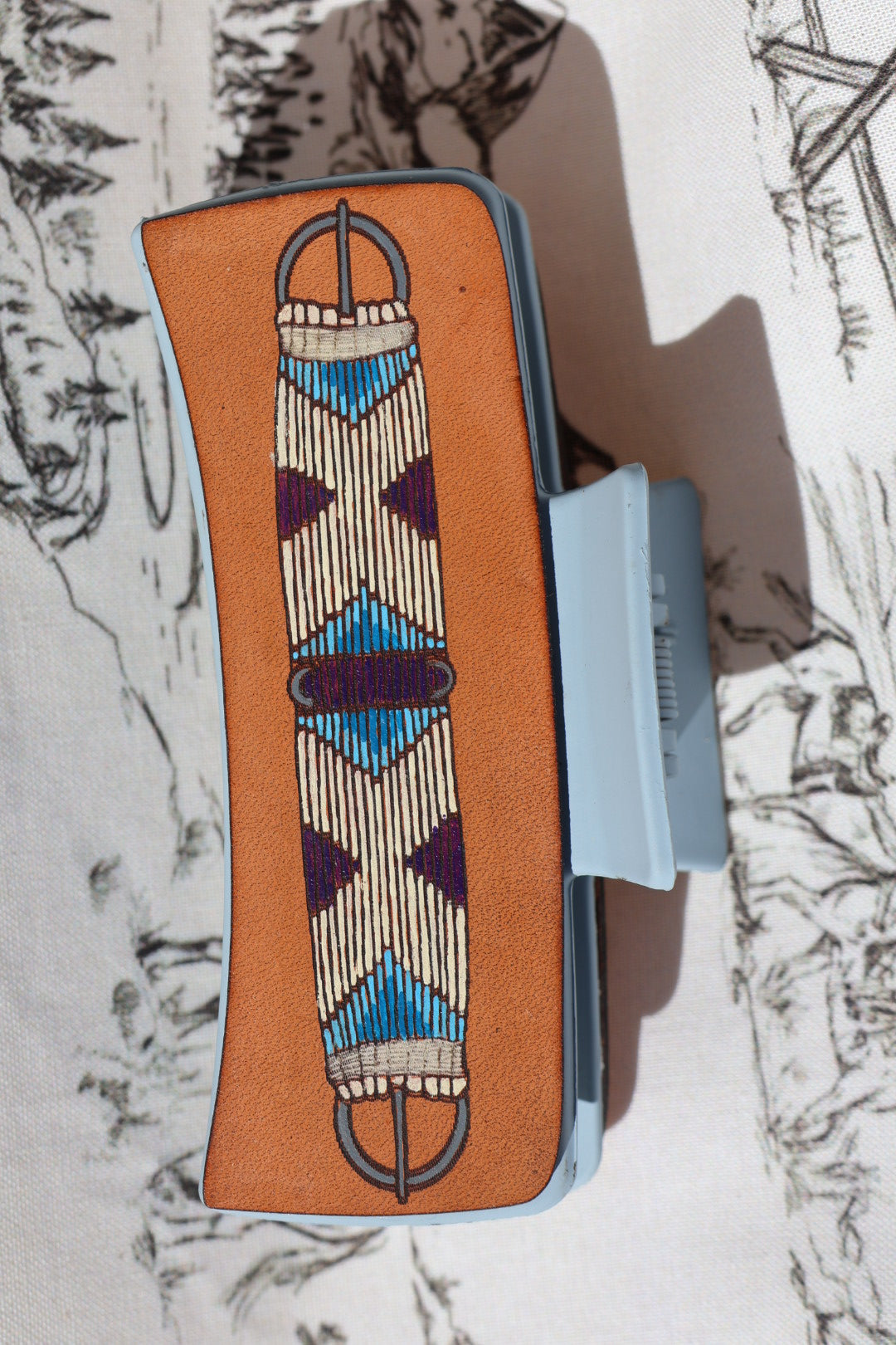 Mohair Cinch Claw Clip