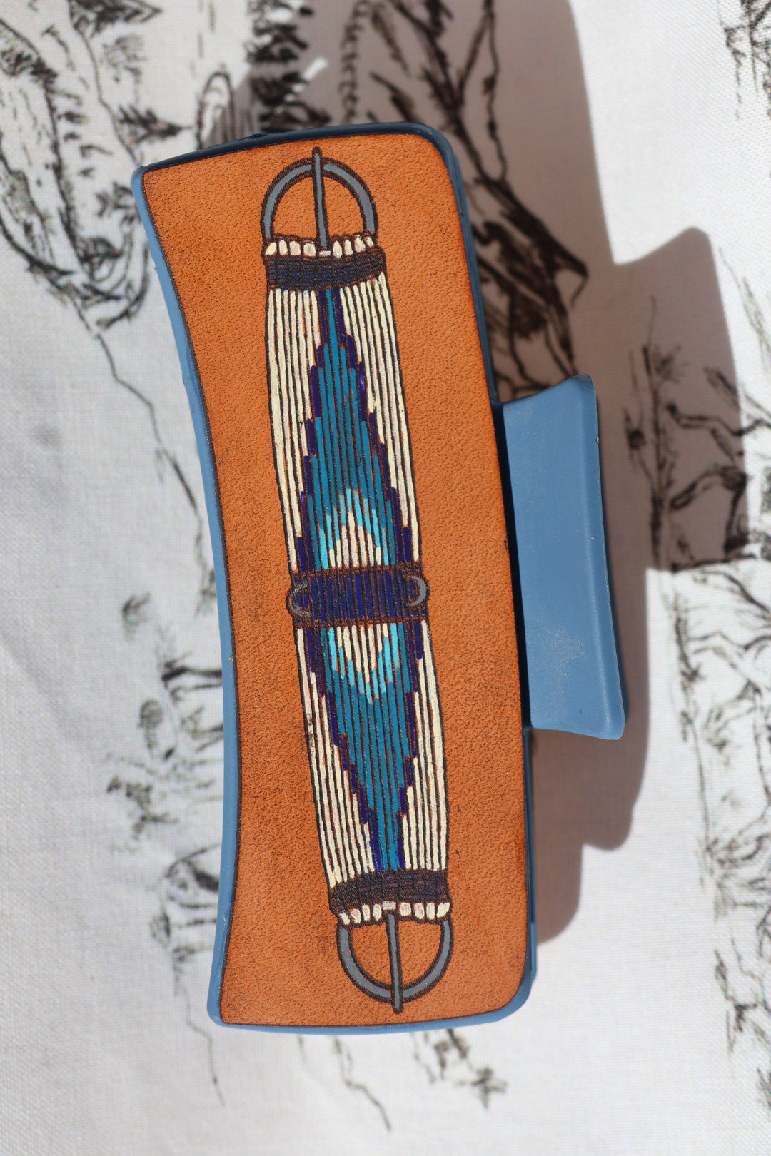 Mohair Cinch Claw Clip